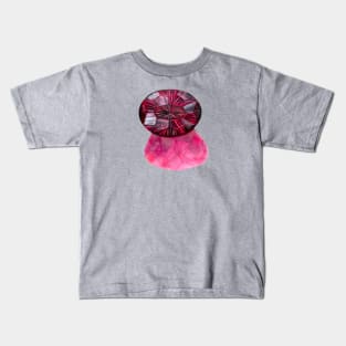 Garnet Gemstone, January Kids T-Shirt